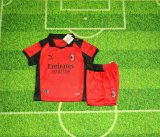 25/26 AC Milan Fourth Kids 1:1 Quality Soccer Jersey