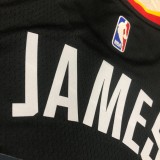 2021  Cleveland Cavaliers Black City Edition 23 James round neck  1:1 Quality NBA Season Jerseys
