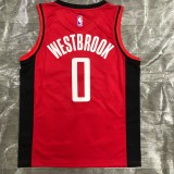 2021  Houston Rockets Red #0 WESTBROOK  1:1 Quality NBA Jersey
