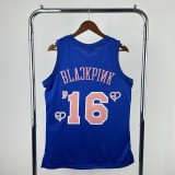 25/26  New York Knicks Blackpink Blue #16 BLAJKPINK 1:1 Quality NBA  Jerseys