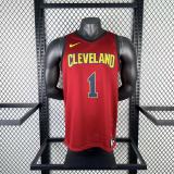 2017  Cleveland Cavaliers Burgundy  #1 HARDEN 1:1 Quality NBA Season Jerseys