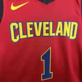 2017  Cleveland Cavaliers Burgundy  #1 HARDEN 1:1 Quality NBA Season Jerseys