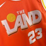 2026  Cleveland Cavaliers Orange City Edition #23 JAMES  1:1 Quality NBA Season Jerseys