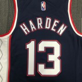 2022  Brooklyn Nets City Edition Black #13 HARDEN  1:1 Quality NBA Season Jerseys