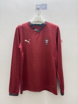 26/27 (2026) Portugal  Home  Long Sleeves Fans 1:1 Quality Soccer Jersey