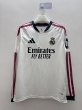 26/27 Real Madrid Home Long Sleeve Fans 1:1 Quality Soccer Jersey
