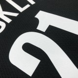 Brooklyn Nets Black #21 ALDRIDGE 1:1 Quality NBA Season Jerseys 75 Year