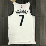 Brooklyn Nets White #7 DURANT 1:1 Quality NBA Season Jerseys 75 Year