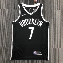 Brooklyn Nets Black #7 DURANT 1:1 Quality NBA Season Jerseys 75 Year