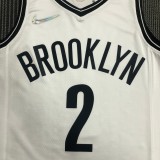 Brooklyn Nets White #2 GRIFFIN  1:1 Quality NBA Season Jerseys 75 Year