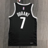 Brooklyn Nets Black #7 DURANT 1:1 Quality NBA Season Jerseys 75 Year