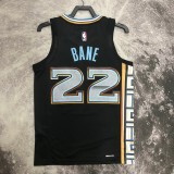 2023  Memphis Grizzlies City Edition Black #22 BANE 1:1 Quality NBA Jersey