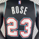 2021 Memphis Grizzlies Retro Blue #23 ROSE 1:1 Quality NBA Jersey