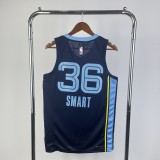 2023 Memphis Grizzlies Blue  #36 SMART 1:1 Quality NBA Jersey