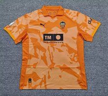 25/26  Valencia Retro Yellow Fans 1:1 Quality Soccer Jersey