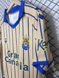 25/26 Las Palmas Retro Yellow Fans 1:1 Quality Soccer Jersey