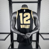 2024 Memphis Grizzlies Honor Edition #12 MORAT  1:1 Quality NBA Jersey