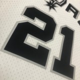 1998/1999  San Antonio Spurs Retro White #21 DUNCAN  1:1 Quality NBA Season Jerseys