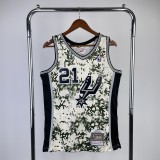 2013/2014 San Antonio Spurs camouflage  #21 DUNCAN 1:1 Quality NBA Season Jerseys