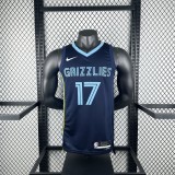 2023 Memphis Grizzlies Blue #17 KAWAMURA 1:1 Quality NBA Jersey