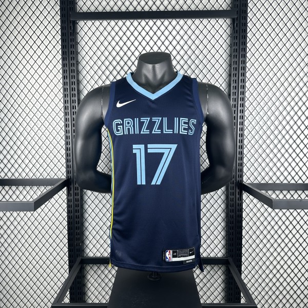2023 Memphis Grizzlies Blue #17 KAWAMURA 1:1 Quality NBA Jersey