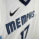 2023 Memphis Grizzlies White #17 KAWAMURA  1:1 Quality NBA Jersey
