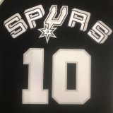 1993/1994  San Antonio Spurs Retro Black #10 RODMAN  1:1 Quality NBA Season Jerseys
