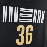 2024 Memphis Grizzlies City Edition Black #36 SMART 1:1 Quality NBA Jersey