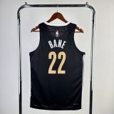 2024 Memphis Grizzlies City Edition Black #22 BANE  1:1 Quality NBA Jersey