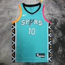 2023 San Antonio Spurs City Edition Blue #10 SOCHAN  1:1 Quality NBA Jersey