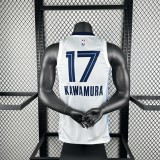 2023 Memphis Grizzlies White #17 KAWAMURA  1:1 Quality NBA Jersey