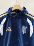 26/27 (2026) Italy Baby Blue Windbreaker