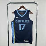 2023 Memphis Grizzlies Blue #17 KAWAMURA 1:1 Quality NBA Jersey