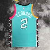 2023 San Antonio Spurs City Edition Blue #2 LEONARD  1:1 Quality NBA Jersey