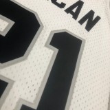 1998/1999  San Antonio Spurs Retro White #21 DUNCAN  1:1 Quality NBA Season Jerseys