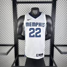 2023 Memphis Grizzlies White #22 BANE  1:1 Quality NBA Jersey