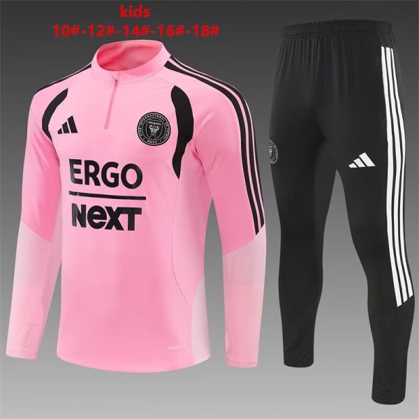 26/27 (2026） Miami Pink Kids 1:1 Quality Training Jersey