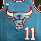 Chicago Bulls Blue #11 DEROZAN 1:1  Quality NBA Season Jerseys