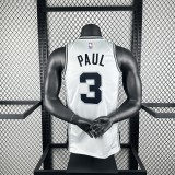 San Antonio Spurs White #3 PAUL  1:1 Quality NBA Season Jerseys