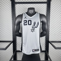 San Antonio Spurs Grey #20 GINOBILI  1:1 Quality NBA Season Jerseys