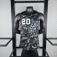 San Antonio Spurs camouflage #20 GINOBILI 1:1 Quality NBA Season Jerseys