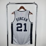 San Antonio Spurs Grey #21 DUNCAN 1:1 Quality NBA Season Jerseys