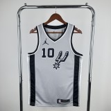 San Antonio Spurs Grey #10 SOCHAN   1:1 Quality NBA Season Jerseys