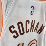 2024  San Antonio Spurs City Edition White #10 SOCHAN  1:1 Quality NBA Season Jerseys