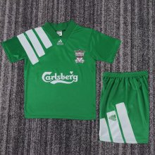 1992/1993  Liverpool Away  Kids Retro 1:1  Quality Soccer Jersey