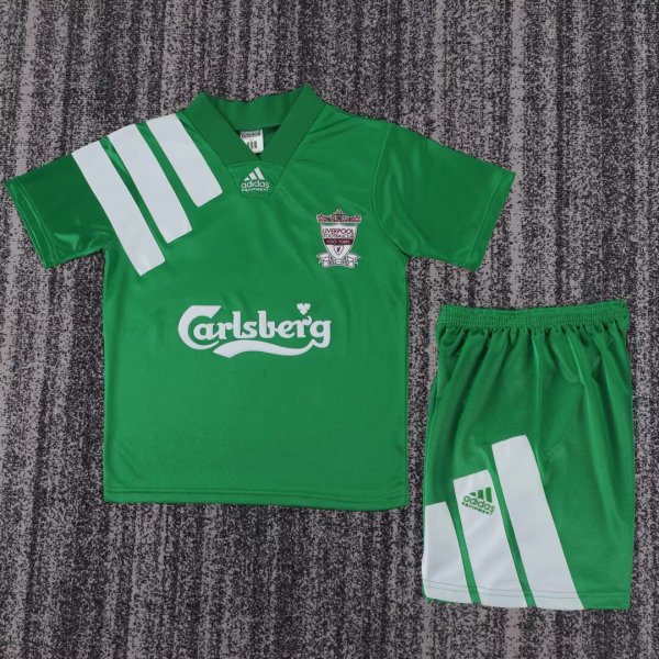 1992/1993  Liverpool Away  Kids Retro 1:1  Quality Soccer Jersey