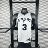 San Antonio Spurs White #3 PAUL  1:1 Quality NBA Season Jerseys