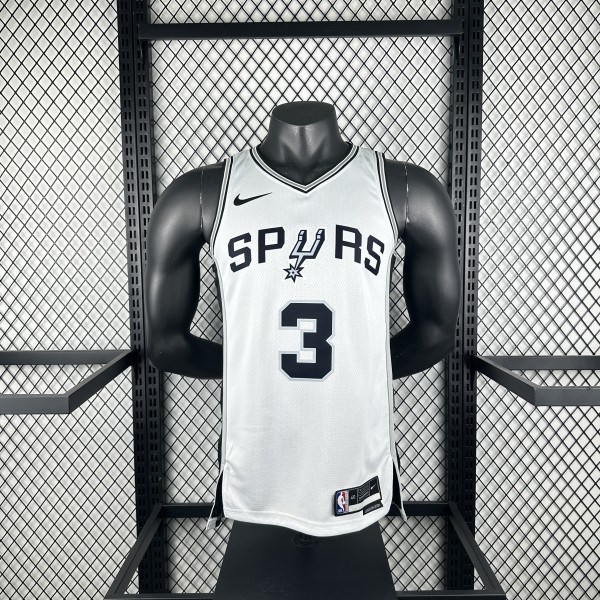 San Antonio Spurs White #3 PAUL  1:1 Quality NBA Season Jerseys