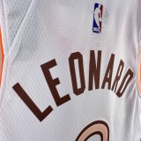 2024  San Antonio Spurs City Edition White #2 LEONARD  1:1 Quality NBA Season Jerseys