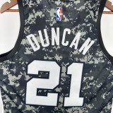 San Antonio Spurs camouflage #21 DUNCAN  1:1 Quality NBA Season Jerseys